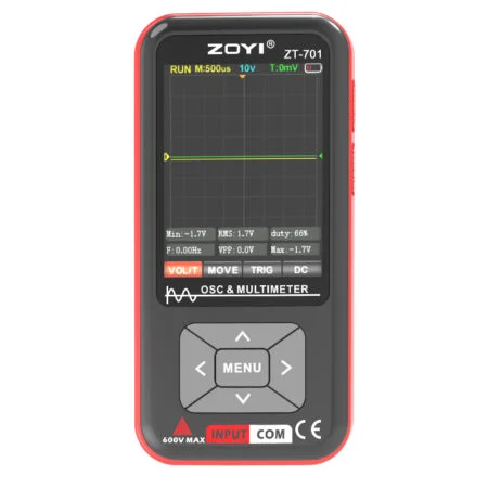 ZOYI ZT-701 2-in-1 True RMS multimeter and Digital Oscilloscope