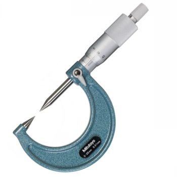 Mitutoyo 112-201 Point Micrometer with hardened tip, 0 to 25 mm