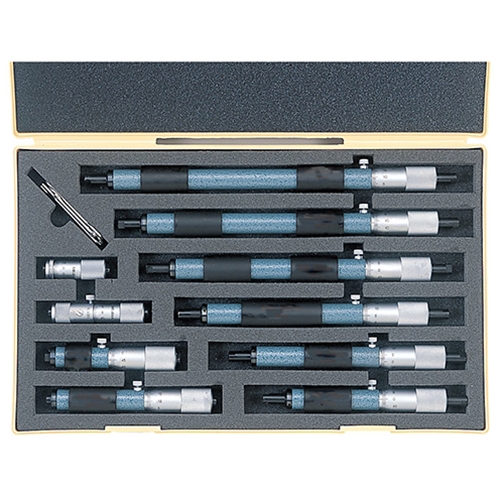 Mitutoyo 133-904 Tubular Inside Micrometer Set, 2-12"