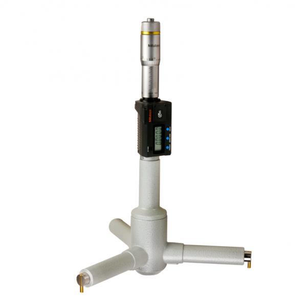 Mitutoyo 468-280 Series 468 Digimatic Holtest 3-Point Internal Micrometer, 10 to 11", SAE/Metric