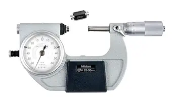 Mitutoyo 510-122 Series 510 Mechanical Indicating Micrometer, 25 to 50 mm