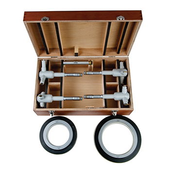 Mitutoyo 368-920 Holtest Micrometer Set, 3-point, 4 to 8"