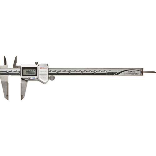 Mitutoyo 500-738-20 Absolute Coolant Proof IP67 Digimatic Caliper, 0-8" (0-200mm), OD & ID Carbide Jaws, SPC Output