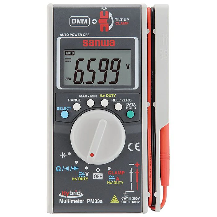 Sanwa PM33a Pocket Size Hybrid Digital Multimeter + Clamp Meter