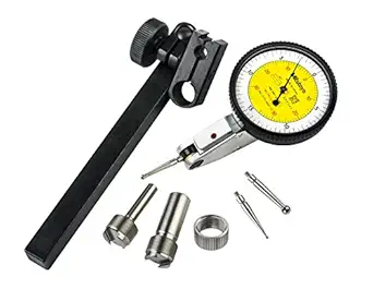 Mitutoyo 513-406-10T Combo Dial Test Indicator, Full Standard Set, 0.03"/0.7mm Range