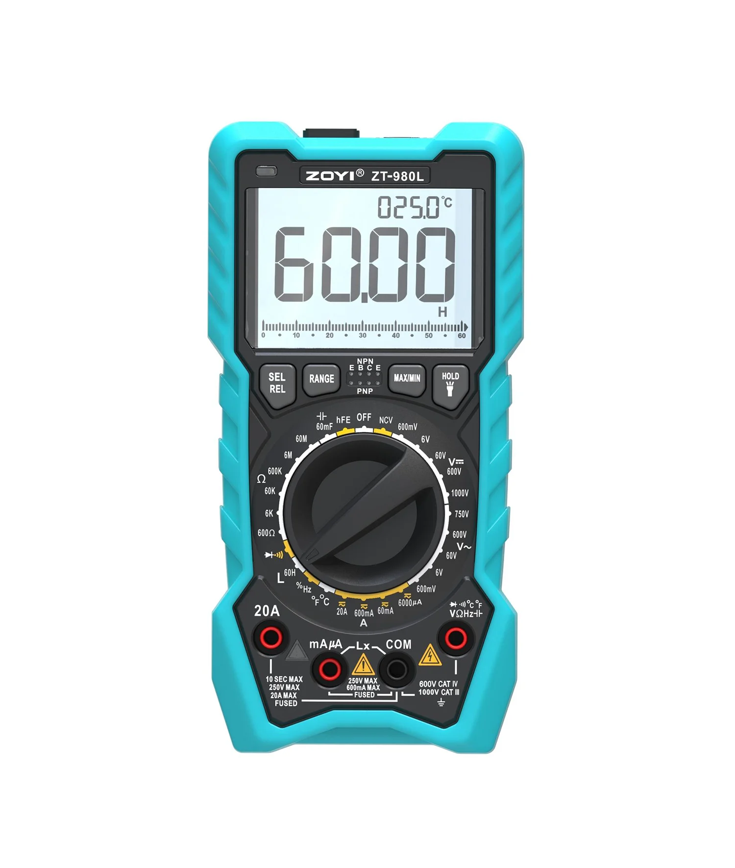 Zoyi ZT-980L Auto-Ranging Digital Multimeter