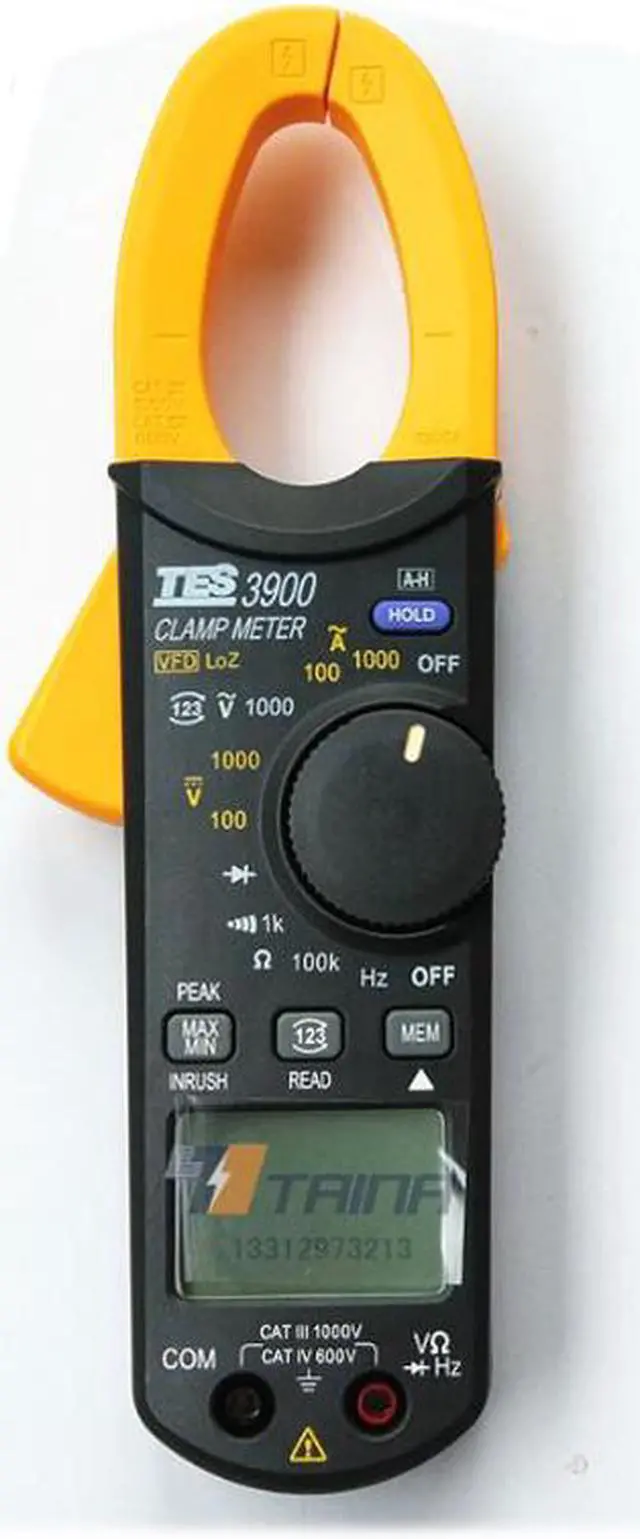 TES-3900 digital AC Clamp Meter
