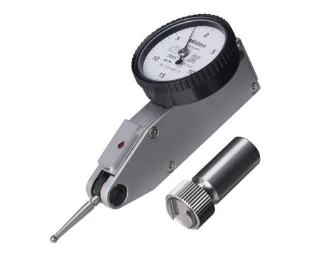 Mitutoyo 513-462-10E Horizontal Dial Test Indicator, Basic Compact Standard Set, 0.03" Range