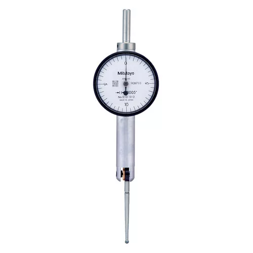 Mitutoyo 513-512-10E Inch Pocket Dial Test Indicator, 0 to 0.02", 0.0005"
