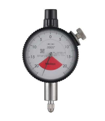 Mitutoyo 1909AB-62 Series 1 Compact One Revolution Dial Indicator, 0 to 0.04"