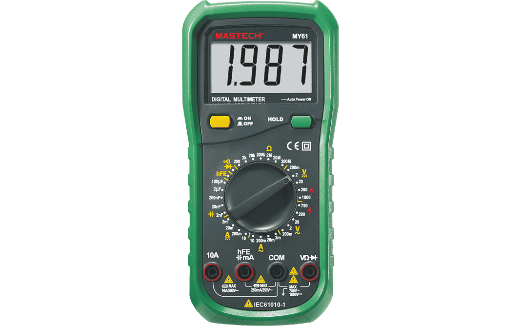 Mastech MY61 Manual Ranging Digital Multimeter