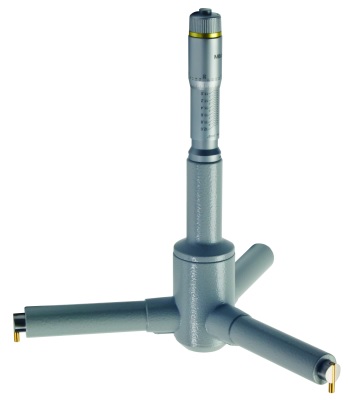 Mitutoyo 368-274 Series 368 Holtest 3-Point/2-Point Internal Micrometer, 4 to 5"
