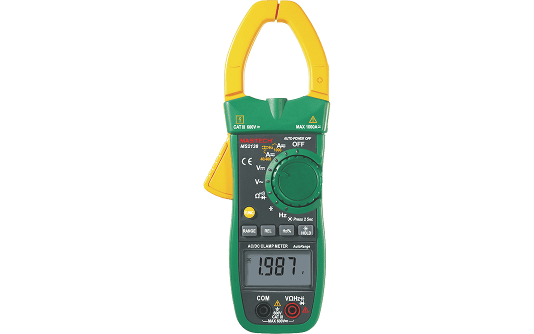 Mastech MS2138 Digital AC/DC Clamp Meter