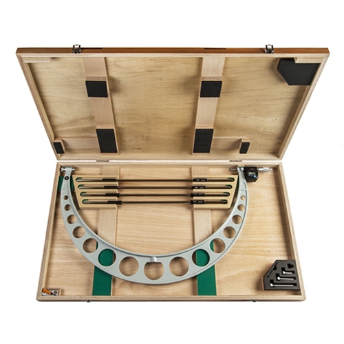 Mitutoyo 340-524 Series 340 Digimatic Outside Micrometer with Interchangeable Anvils, 700 to 800 mm, Metric