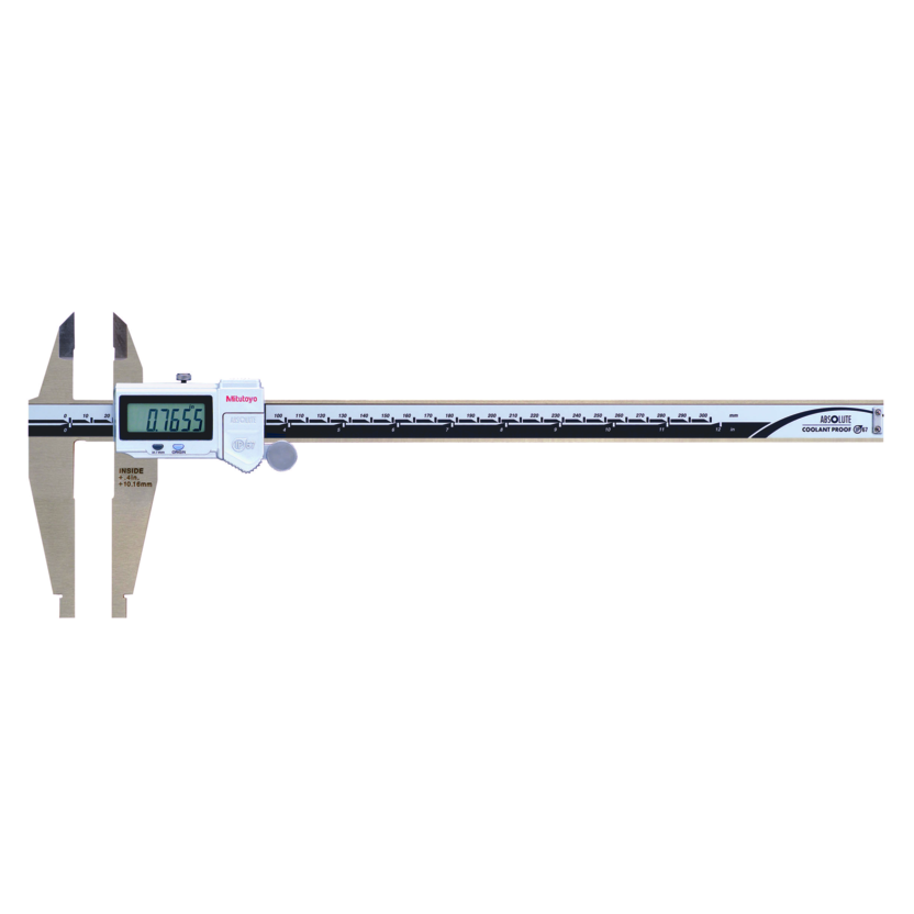 Mitutoyo 551-341-20 Digital ABS Caliper with nib style and standard jaws, 0 to 12"/0 to 300 mm, inch/metric