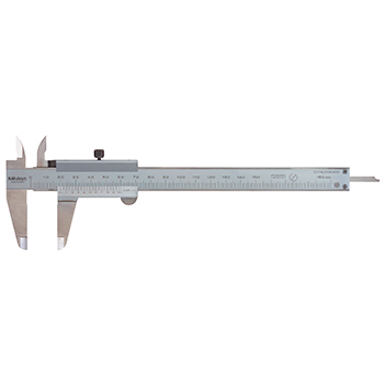 Mitutoyo 530-102 Standard Vernier Calipers with Depth Bar, 0 to 150 mm, Metric