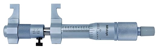 Mitutoyo 145-195 Series 145 Caliper-Type Inside Micrometer, 2 to 3"