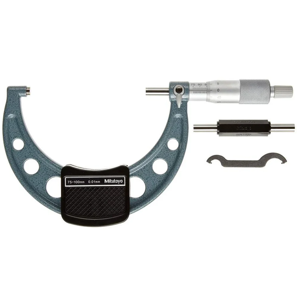 Mitutoyo 103-140-10 Outside Micrometers Series-103 METRIC 75-100mm