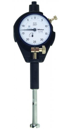 Mitutoyo 526-120-20 Mechanical Dial Bore Gauge for extra-small holes, 0.4 to 0.7", 0.0005" graduation