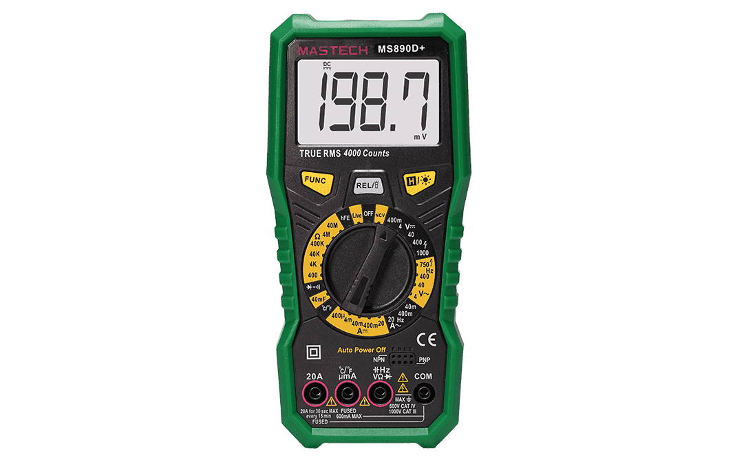 Mastech MS890D+ Manual-Ranging Digital Multimeter