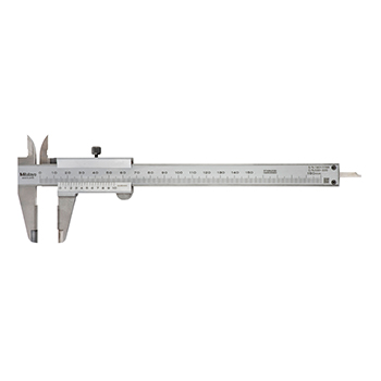 Mitutoyo 530-320 Standard Vernier Calipers with Carbide-Tipped Jaws, 0 to 150 mm, Metric