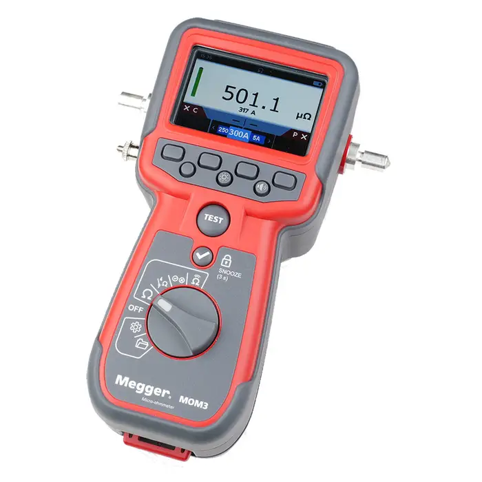 Megger BK-30091 MOM3 Handheld Micro-Ohmmeter, Standard