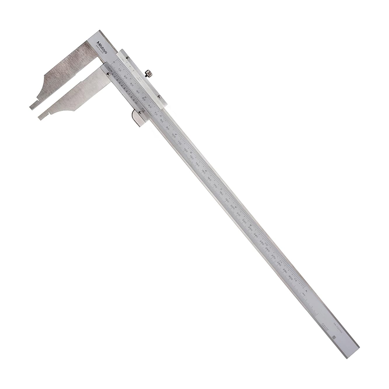 Mitutoyo 534-101 Long Jaw Vernier Calipers, 0 to 12", SAE/Metric