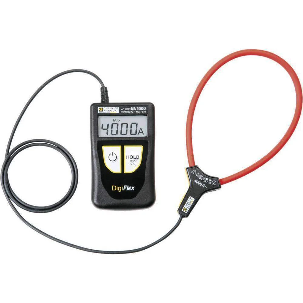 Chauvin Arnoux MA4000D True RMS Digital Ammeter with Flexible Sensor