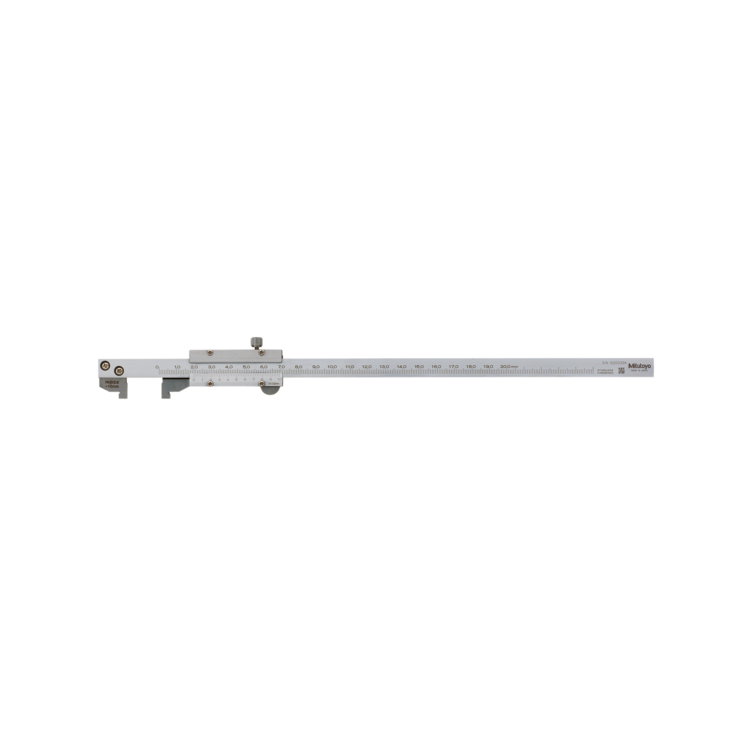 Mitutoyo 536-171 Metric Vernier Hook Type Caliper, 0 to 200 mm