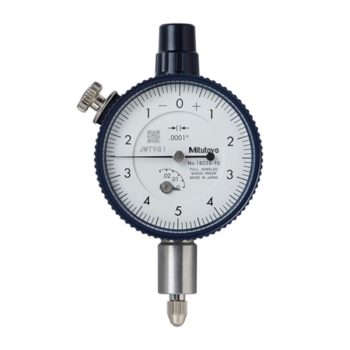 Mitutoyo 1803AB-10 Series 1 Compact Dial Indicator, 0.025", 0.0001" graduation