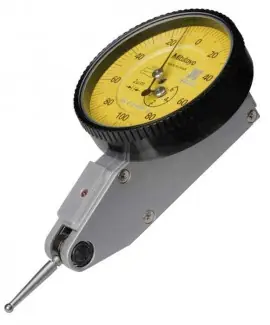 Mitutoyo 513-425-10A Horizontal Dial Test Indicator, Plus Set, 0.6mm Range
