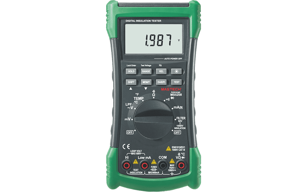 Mastech MS5208 Professional Grade Digital Multimeter