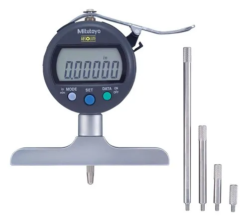 Mitutoyo 547-252A ABSOLUTE Digimatic Depth Gauge, 0 to 200 mm, 0.001 mm resolution
