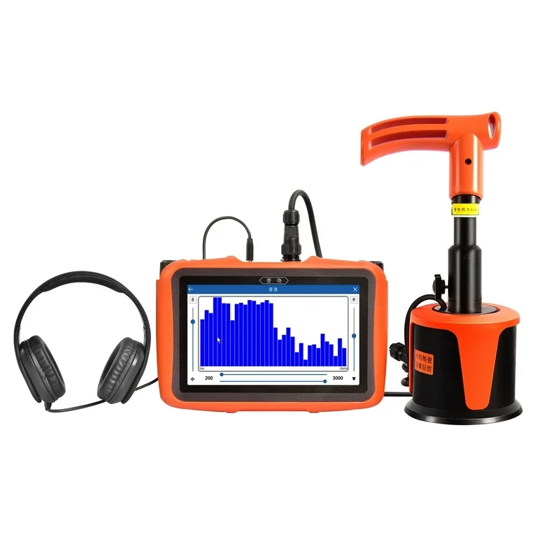 PQWT-L4000 Water Leakage Detection For Indoor And Outdoor Pipe Leak Locator Tester 5 Meters