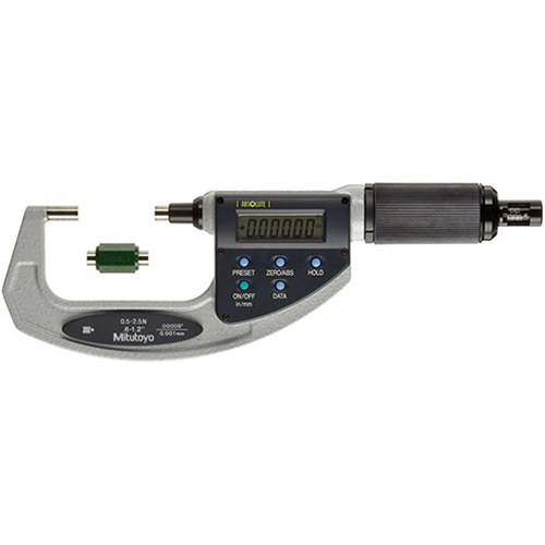 Mitutoyo 227-215-22 Series 227 ABSOLUTE Digimatic Micrometer with Adjustable Measuring Force, 0 to 0.4"