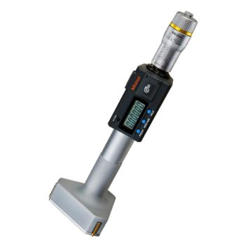 Mitutoyo 468-272 Series 468 Digimatic Holtest 3-Point Internal Micrometer, 3 to 3.5", SAE/Metric