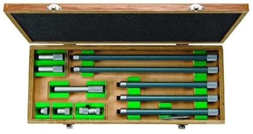 Mitutoyo 137-206 Carbide Tipped Tubular Inside Micrometer, 50 to 150 mm