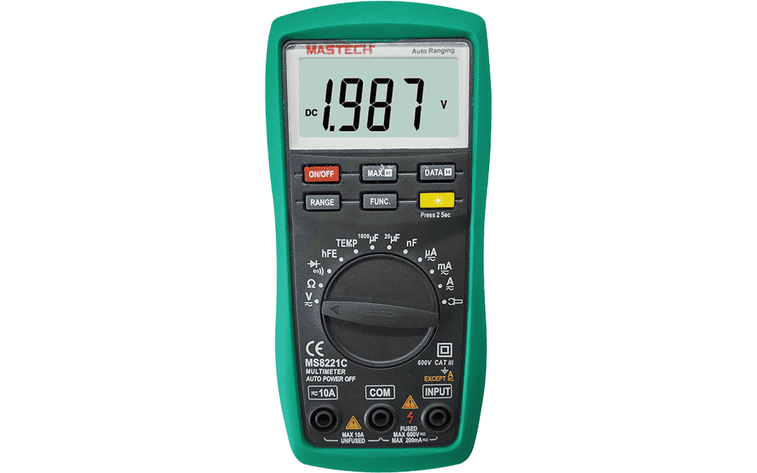 Mastech MS8221C Auto-Ranging Digital Multimeter