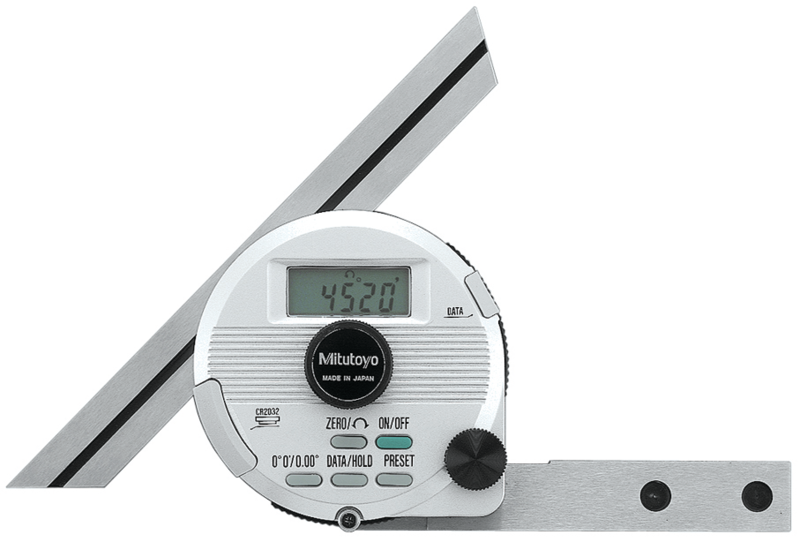Mitutoyo 187-551 Digital Bevel Protractor, 6", 1' / 0.01°