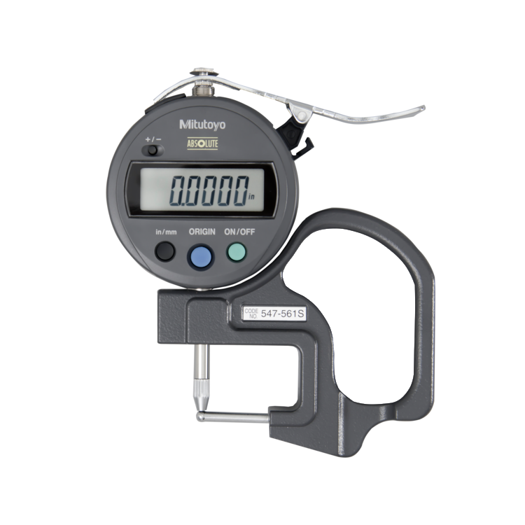 Mitutoyo 547-561S 547 Series Tube Thickness Gauge, 0 to 0.47"