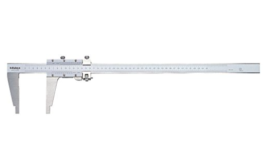 Mitutoyo 160-128 Vernier Caliper with nib style jaw, 0 to 450 mm