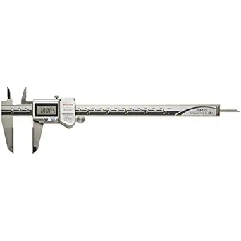 Mitutoyo 500-736-20 ABSOLUTE Coolant Proof Digimatic Caliper with Data Port & Carbide-Tip Jaws for OS Measurements, 0 to 8"