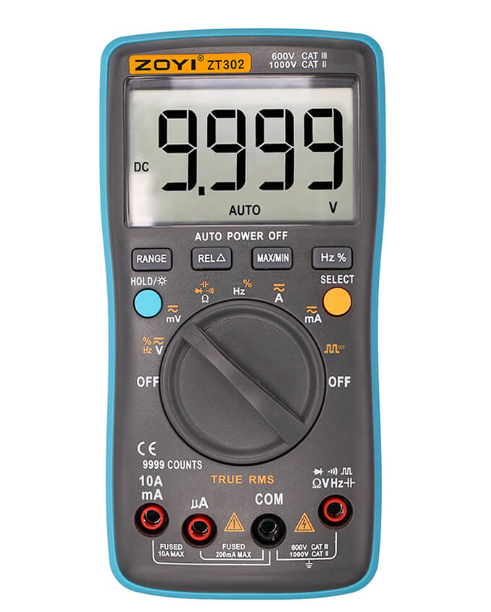 ZOYI ZT302 Handheld Professional Digital Multimeter