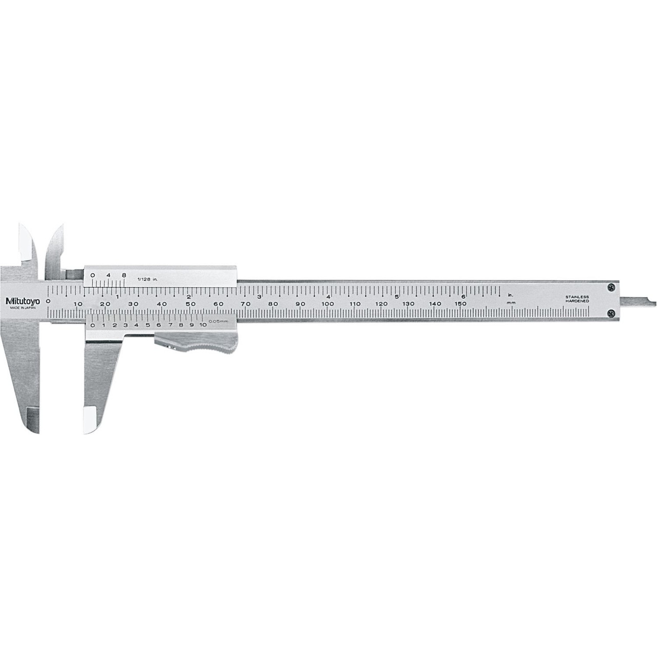 Mitutoyo 531-112 High Accuracy Vernier Calipers with Thumb Clamp, 0 to 12", SAE/Metric
