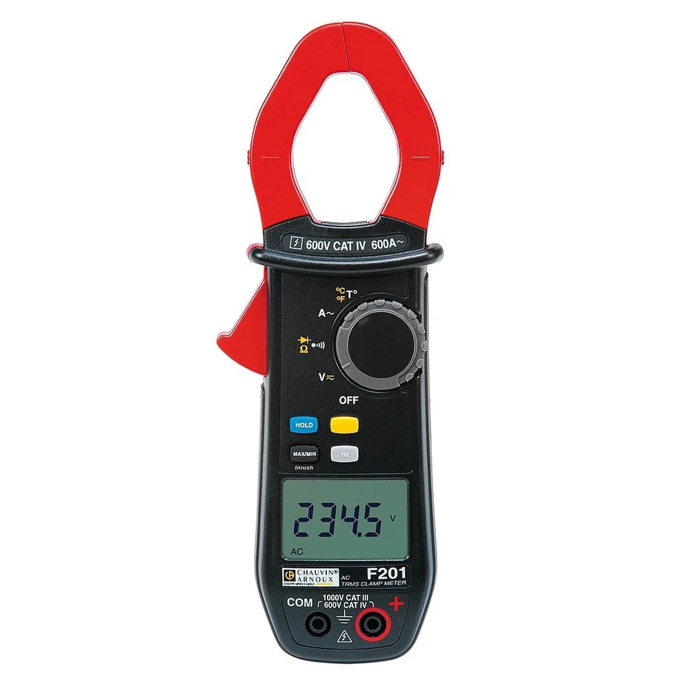 Chauvin Arnoux F201 600A True RMS AC Digital Clamp Meter