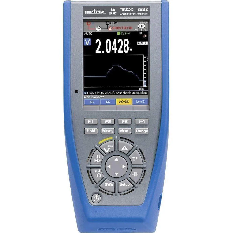 Chauvin Arnoux MTX 3292 Color Graphic Digital Multimeter