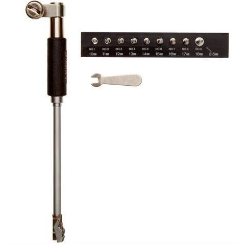 Mitutoyo 511-201 Small Hole Bore Gauge, Range 10-18.5mm (Without Dial Gauge)