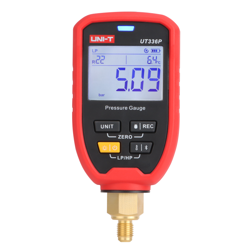 UNI-T UT336P Wireless Pressure Gauge -1 to 60bar Offline Data Logging for Refrigeration Heat Pump