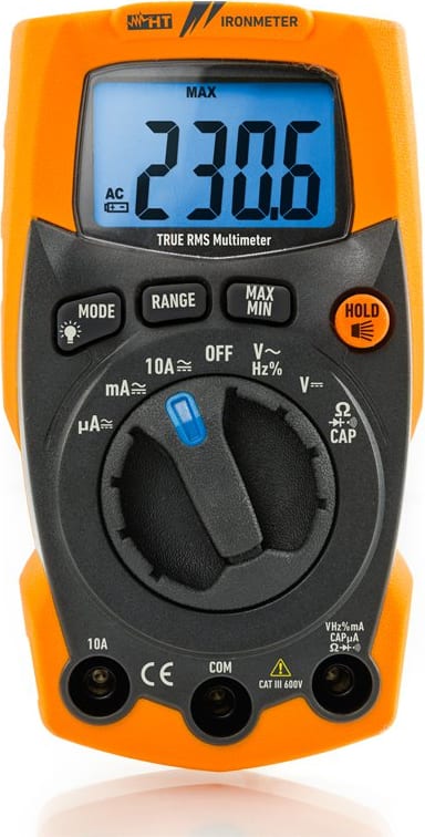 HT Instruments IronMeter TRMS compact digital multimeter