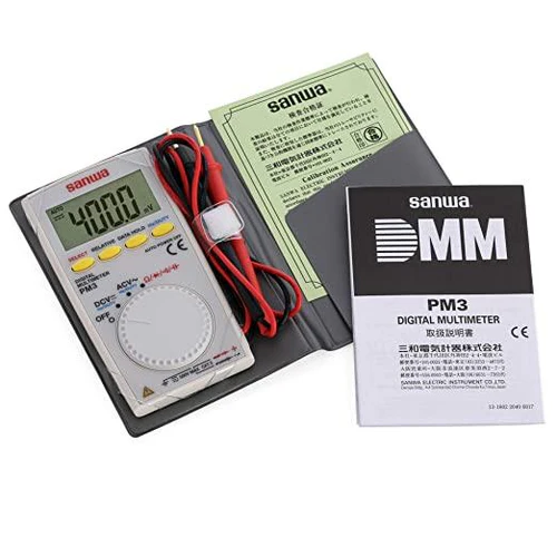 Sanwa PM3 Pocket Digital Multimeter with Folding Case
